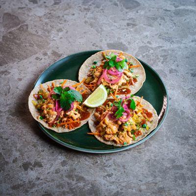 Dynamite chicken taco