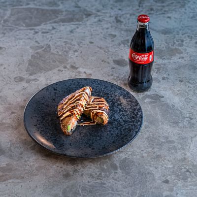 Sushisandwich: laks pluss brus