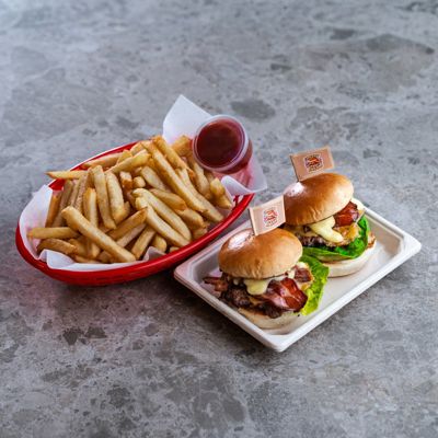 Cheezy Bacon + fries